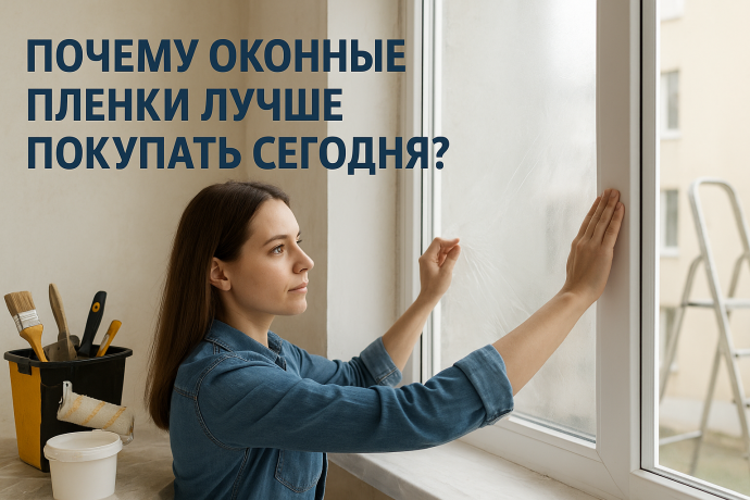Почему оконные пленки лучше покупать сегодня?